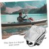 Supvox Silver-Coated Oxford Fabric Kayak Seat Cover with Dust and Weather Protection view 3