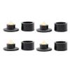 Orolotay Set of 4 Aluminum Speaker Isolation Feet, Black view 1