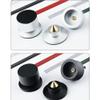 Orolotay Set of 4 Aluminum Speaker Isolation Feet, Black view 3