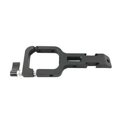 NovelGoal Handheld Gimbal Stabilizer Extension Arm Grip with 1/4" Screw Hole and Cold Shoe Mount, Compatible with WEEBILL 3/3E/3S (Clamp Only)