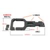 NovelGoal Handheld Gimbal Stabilizer Extension Arm Grip with 1/4" Screw Hole and Cold Shoe Mount, Compatible with WEEBILL 3/3E/3S (Clamp Only) view 4
