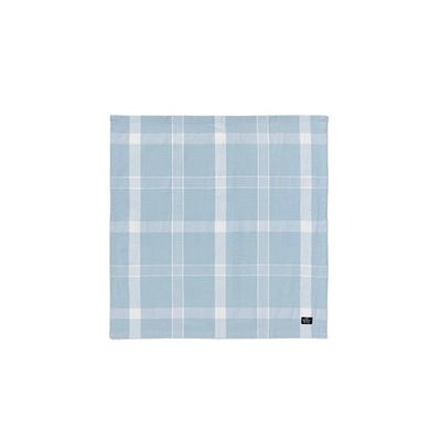 LEXINGTON Checked Recycled Cotton Oxford Napkin, 50 x 50 cm