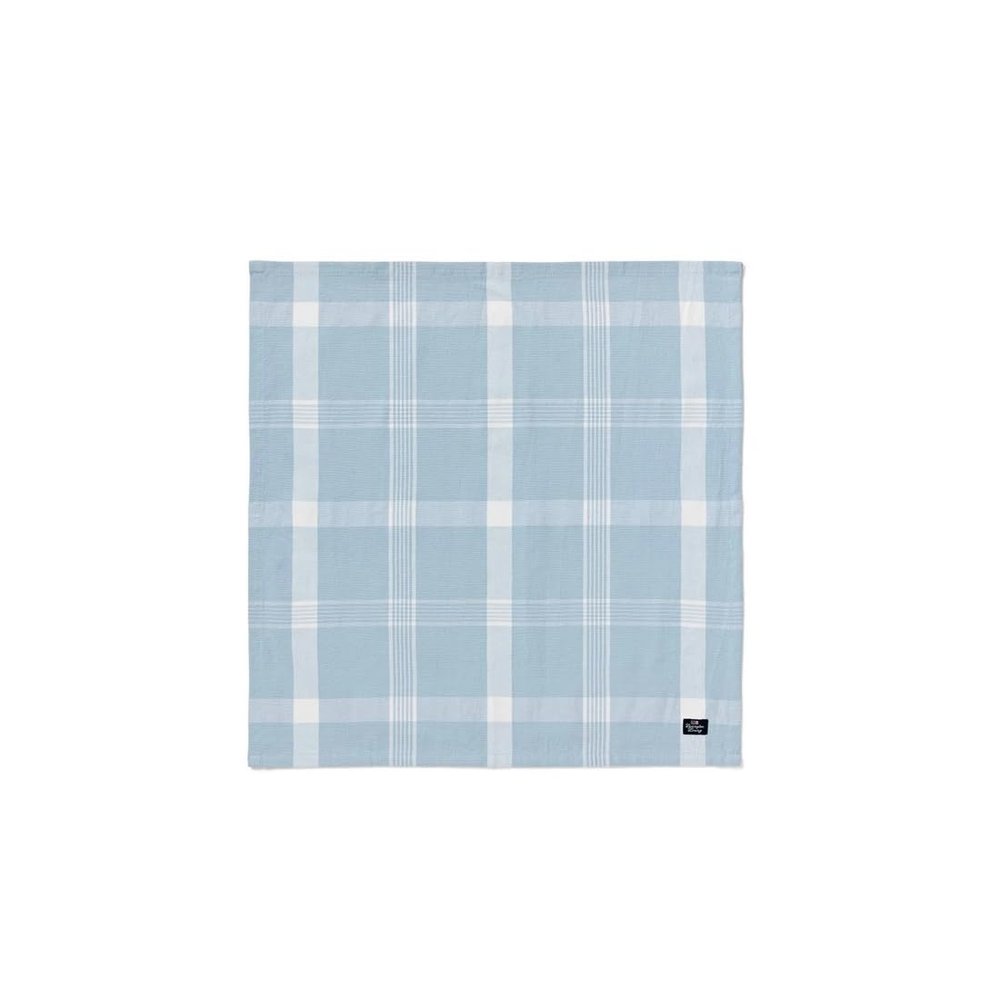 LEXINGTON Checked Recycled Cotton Oxford Napkin, 50 x 50 cm