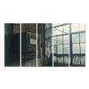 islandburner Canvas Wall Art, Old Factory Control Device in Abandoned Warehouse, Industrial Art, 5-Piece, 160 x 80 cm view 1