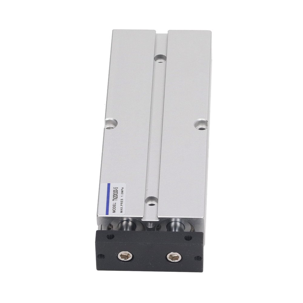 Double-Acting Double-Rod Cylinder, Aluminum Alloy, 20 mm Diameter, 100 mm Stroke