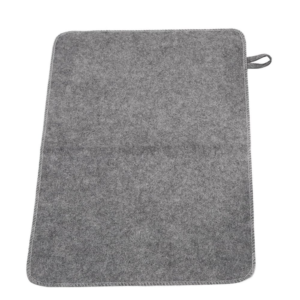 Akozon Sauna Cushion Mat, Water-Absorbent, Heat-Insulating Bath Mat