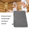 Akozon Sauna Cushion Mat, Water-Absorbent, Heat-Insulating Bath Mat view 2
