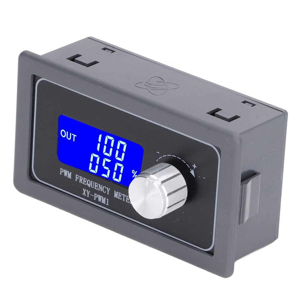 Frequency Generator, PWM Square-Wave Signal, Pulse LCD Display, Adjustable for Motor Drives