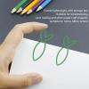 Baxnore 100-Pack Metal Fish-Shaped Paper Clips view 3