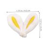 ibasenice 40-Piece Plush Bunny Ears DIY Hair Clip Set, Light Brown view 2
