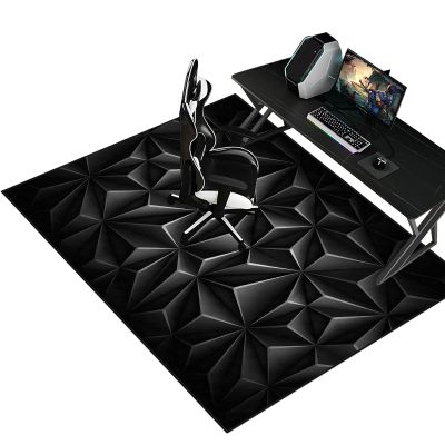 Gaming Chair Mat for Hard Floors and Carpets, 130 x 150 cm