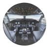 Glass Refrigerator Magnets with Airplane Cockpit Design, Set of 2 view 1