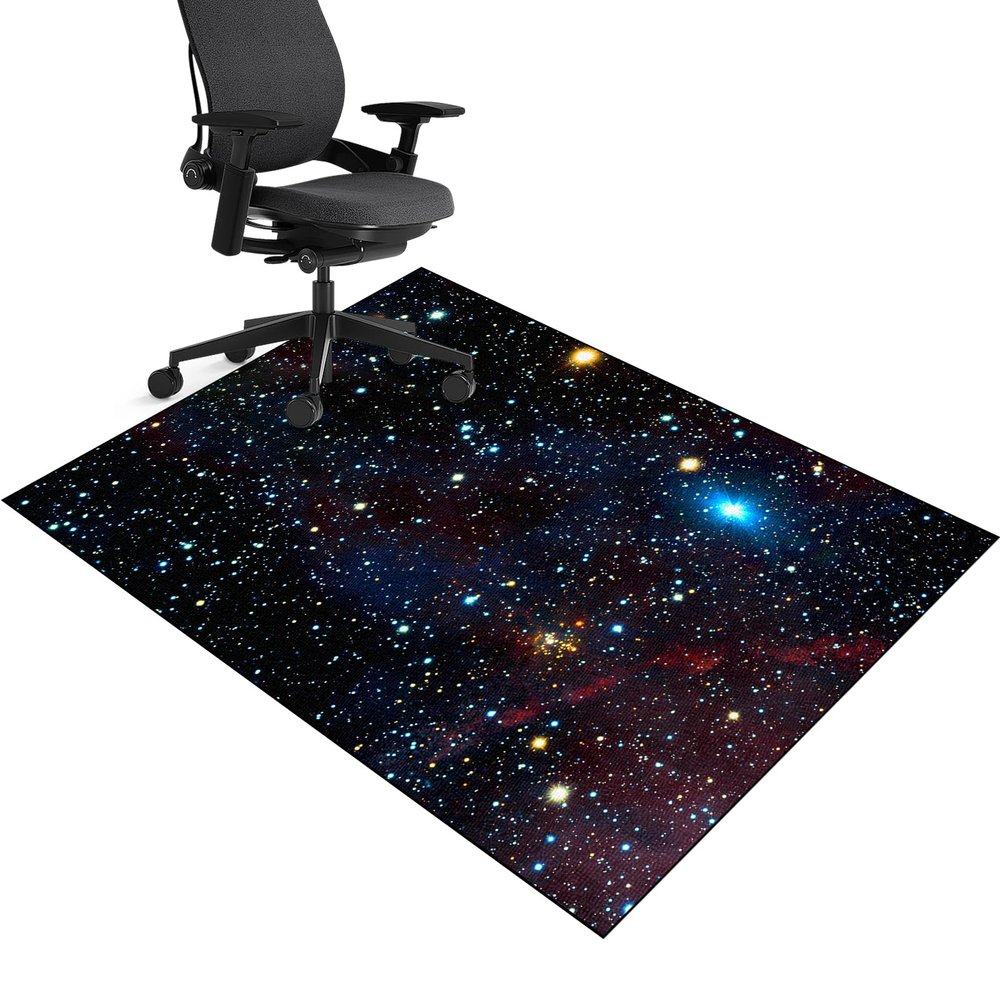 Gaming Chair Floor Mat, Scratch-Resistant, 150 x 180 cm