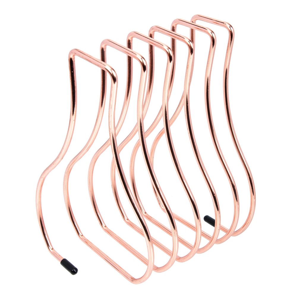 VILLCASE Iron Bookend, Rose Gold