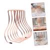 VILLCASE Iron Bookend, Rose Gold view 3