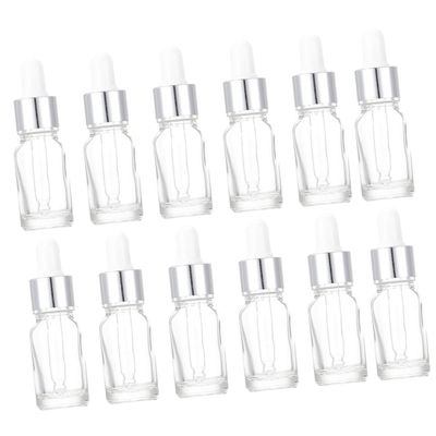 TOVINANNA 12-Pack 5 mL Glass Dropper Bottles