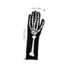 BESTYASH 37 cm Elastic Skeleton Gloves, Full-Finger Halloween Cosplay Accessories view 2