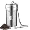 Tea Infuser with Extra-Long Chain Hook and Fine-Mesh Strainer view 1