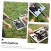 5-Piece Black Metal Charcoal Tongs for Grill Accessories view 2