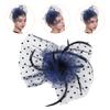 Vintage Carnival Fascinator Hat with Netting, 1 Piece view 3