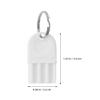 SOLUSTRE 10-Piece Paper Towel Dispenser Keys with Key Rings view 2