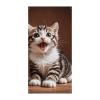 Happy Kitten Welcome Door Cover Banner view 1