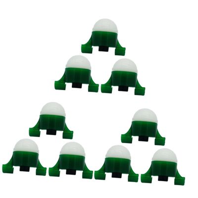 Supvox 9-Piece Green LED Night Fishing Lights and Bite Alarms