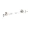 Stainless Steel Towel Holder with Suction Cup and Double Bar, Silver view 1