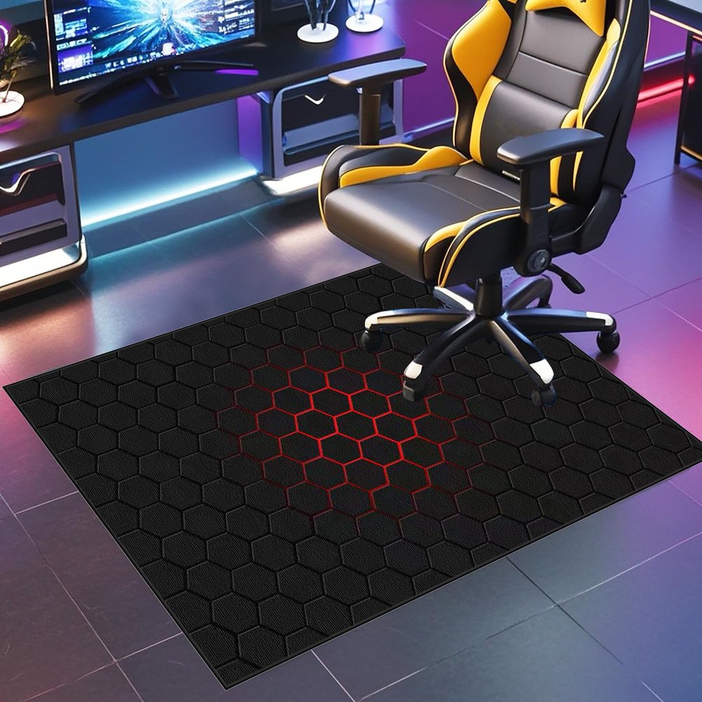 Gaming Chair Mat, Floor Protection Rug, 90 x 160 cm