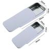 Empty Rectangular Mini Metal Tin with Slide Lid, Black, 80 x 34 x 10 mm view 2