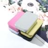 Empty Rectangular Mini Metal Tin with Slide Lid, Black, 80 x 34 x 10 mm view 3