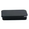 Empty Rectangular Mini Metal Tin with Slide Lid, Black, 80 x 34 x 10 mm view 4