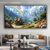 Paint by Numbers for Ages 5–7, Unframed Mountain Rainbow, 50 x 100 cm view 2