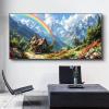 Paint by Numbers for Ages 5–7, Unframed Mountain Rainbow, 50 x 100 cm view 3