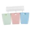 Wall-Mounted Sorting Bins for Waste Separation, Plastic, Space-Saving Set view 1