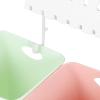Wall-Mounted Sorting Bins for Waste Separation, Plastic, Space-Saving Set view 3