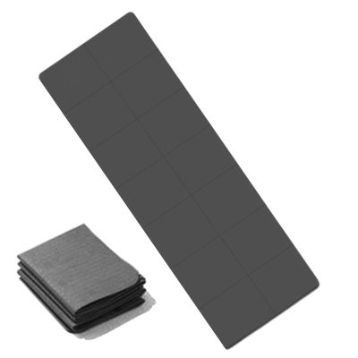 Foldable Travel Yoga Mat, Double-Sided Portable Exercise Mat