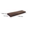 Happyyami Natural Wood Water Fountain Plate for Aquariums view 2