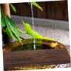 Happyyami Natural Wood Water Fountain Plate for Aquariums view 4