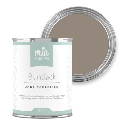 miafarben Matte Paint Without Sanding, 750 ml (Warm Sepia Wood)