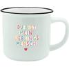 GRUSS & CO XL Porcelain Mug, “Mensch” Design | “You Are My Favorite Person” Quote, 55 cl, Gift Sleeve | 74177 view 1