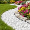 White Pebbles 2 kg, Snow-White Decorative Stones, 2–4 cm, Thassos view 3