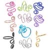 SHINEOFI 10-Piece Crochet Rings, Colorful Finger Tension Rings for Crochet and Knitting view 1