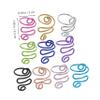 SHINEOFI 10-Piece Crochet Rings, Colorful Finger Tension Rings for Crochet and Knitting view 2