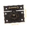 Retro Box Clasps, Zinc Alloy, 4 Pieces, Antique Style view 2
