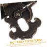 Retro Box Clasps, Zinc Alloy, 4 Pieces, Antique Style view 3