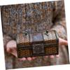 Retro Box Clasps, Zinc Alloy, 4 Pieces, Antique Style view 4