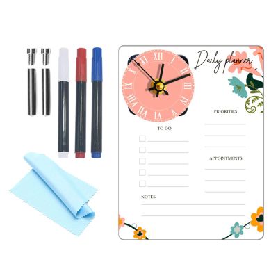 Portable Clear Acrylic Dry-Erase Planning Board