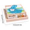 Wooden Cube Puzzle, Wood Block Puzzle, Jigsaw Cube Puzzle, Educational view 2
