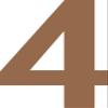 ShirtInStyle Self-Adhesive Number Stickers, 2–50 cm High, Copper view 1